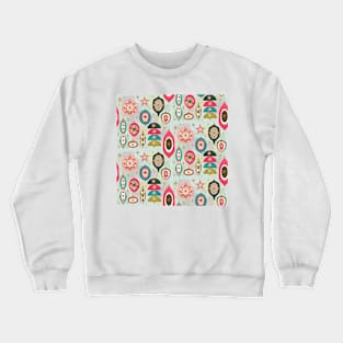 Retro Ornament Pattern Crewneck Sweatshirt